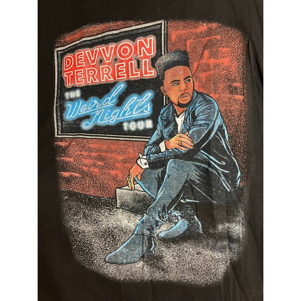 Devvon Terrell The Weird Nights Tour Men's XL T-Shirt - Picture 2 of 6